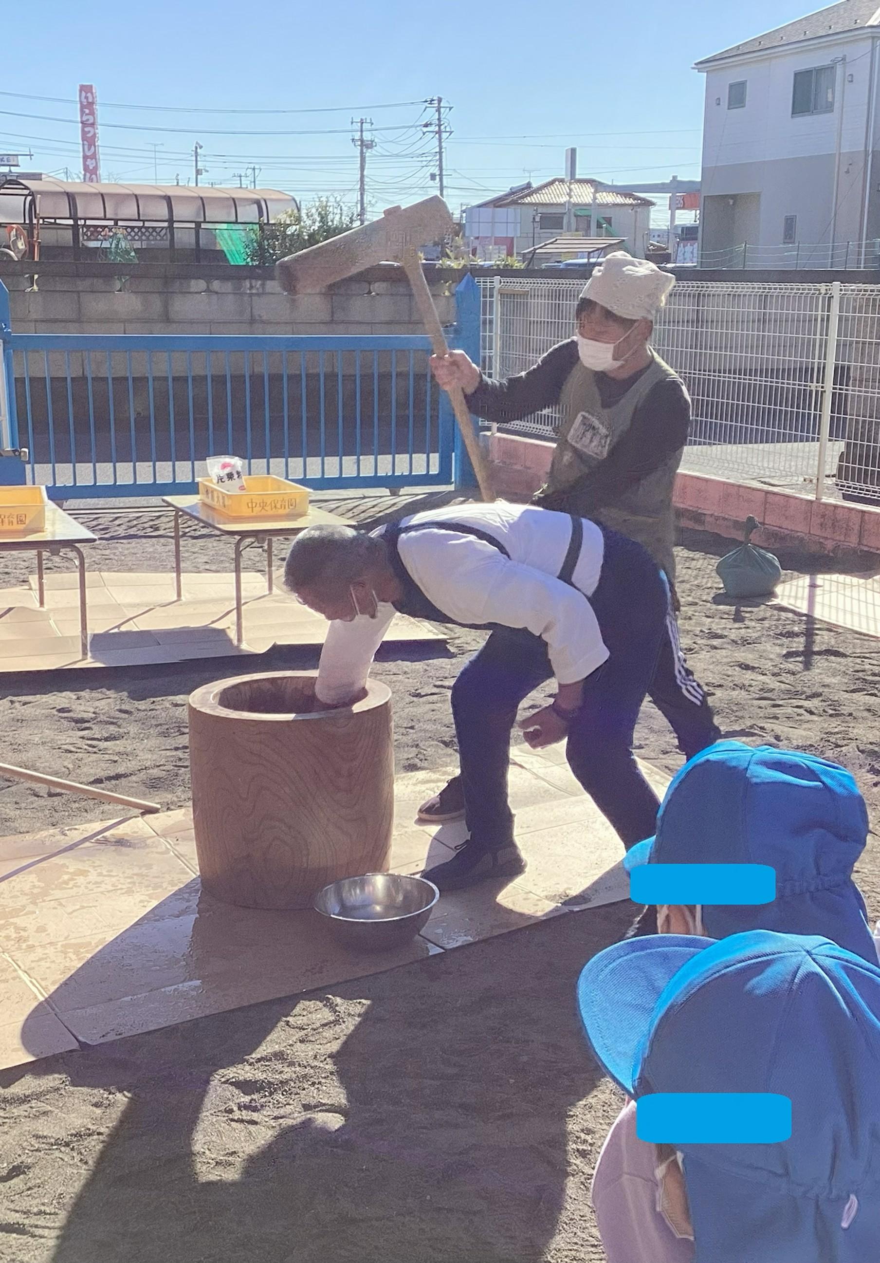 おもちつきを行いました✨